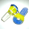 Niko BH Glass  Blue Yellow 14mm Sourkey Bowl - Tha Bong Shop 