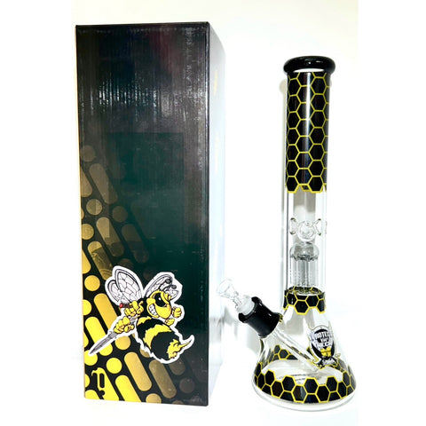 LIMITED EDITION 16.5” WU TANG CLAN PROTECT YA NECK TREE PERC BEAKER BONG - Tha Bong Shop 