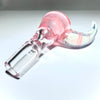 Uplifted Glass 14mm Pink Bowl With Spiral Handle - Tha Bong Shop 