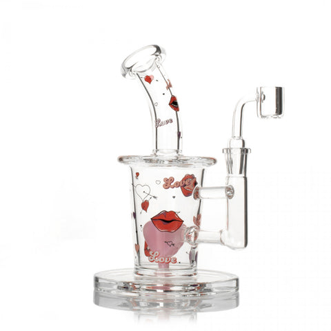 RED EYE GLASS®
8" Heart Concentrate Rig - Tha Bong Shop 