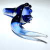 Uplifted Glass X Norquay Melts Collab 14mm Handformed Joint Bowl  With Blue Flame Handle - Tha Bong Shop 