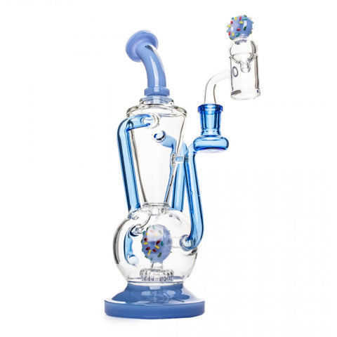 RED EYE GLASS® 11" Dunker Dual Uptake Concentrate Recycler - Tha Bong Shop 