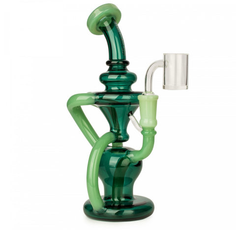 RED EYE GLASS® 9.5" Perseus Dual Uptake Concentrate Recycler - Tha Bong Shop 