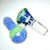 Niko BH Glass Green And Blue  14mm Sourkey Bowl- Tha Bong Shop 