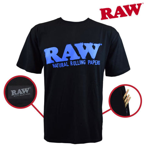 RPxRAW BLUE BRAND T-SHIRT - Tha Bong Shop 