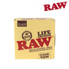 RAW LIFE GRINDER CLEAR BODY- BLACK - Tha Bong Shop 