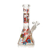 CHEECH & CHONG® GLASS 10" Power to the Flower Hex Beaker Base Water Pipe