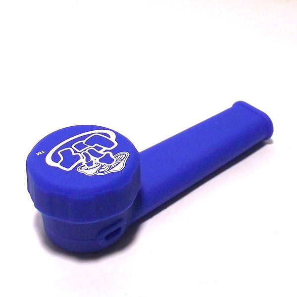 Silicone Rubber Tobacco Pipe with Screen and Lid Portable Cheap NEW (Random  1pc)