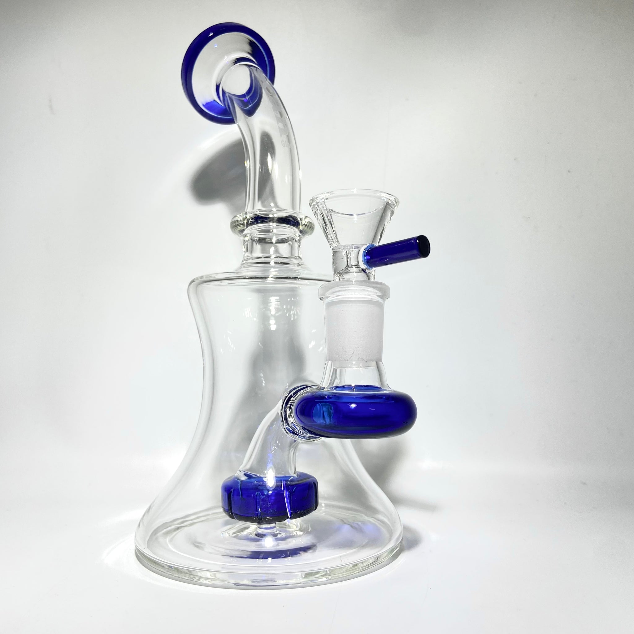 Scan Glass Showerhead Perc Bell Shaped Bent Neck Mini Tube – TBSINC ...